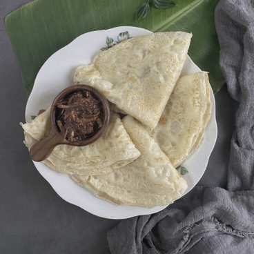 lempeng biasa kelapa sambal bilis bawang